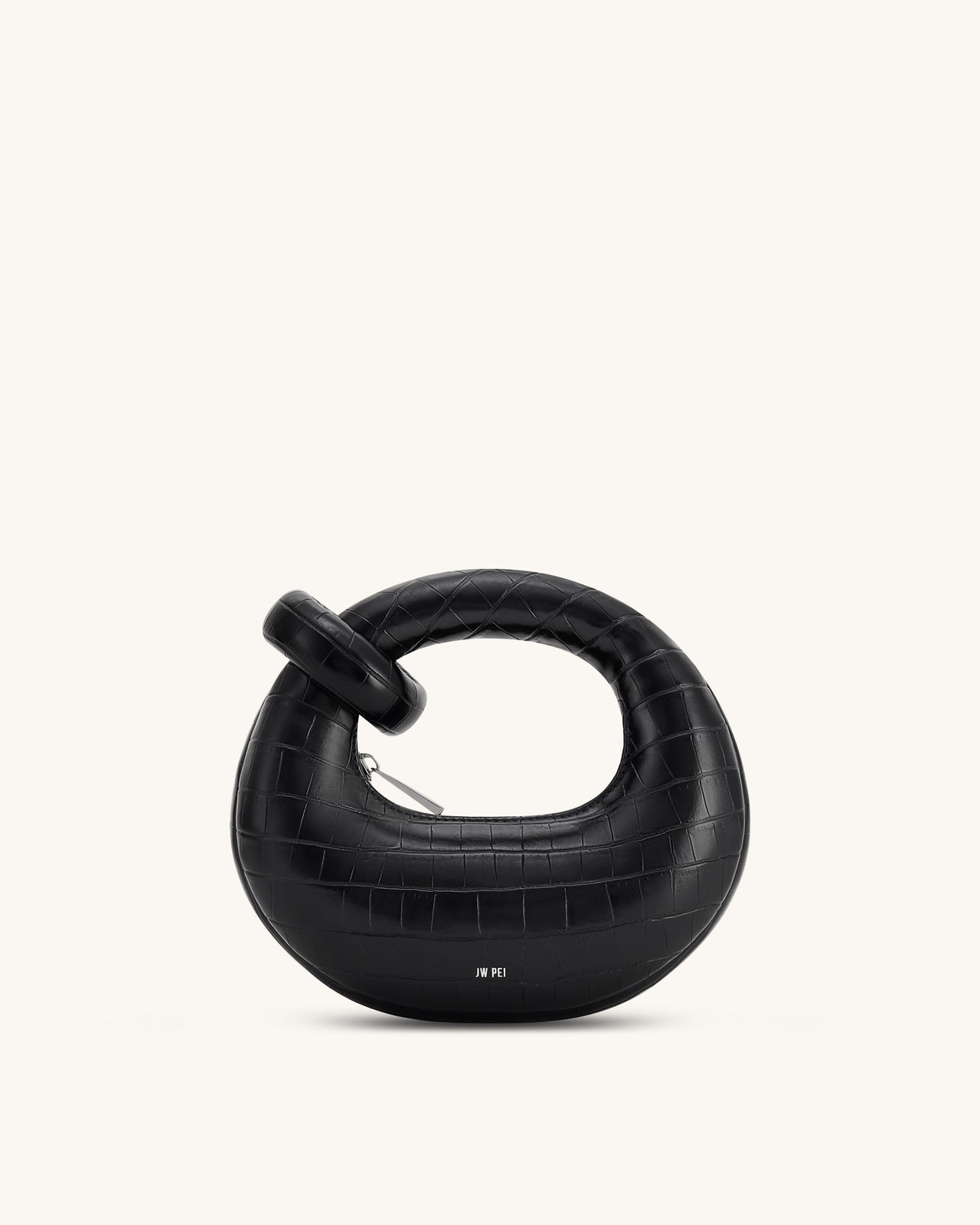 Abacus 미니 탑 핸들 백 - 블랙 크록