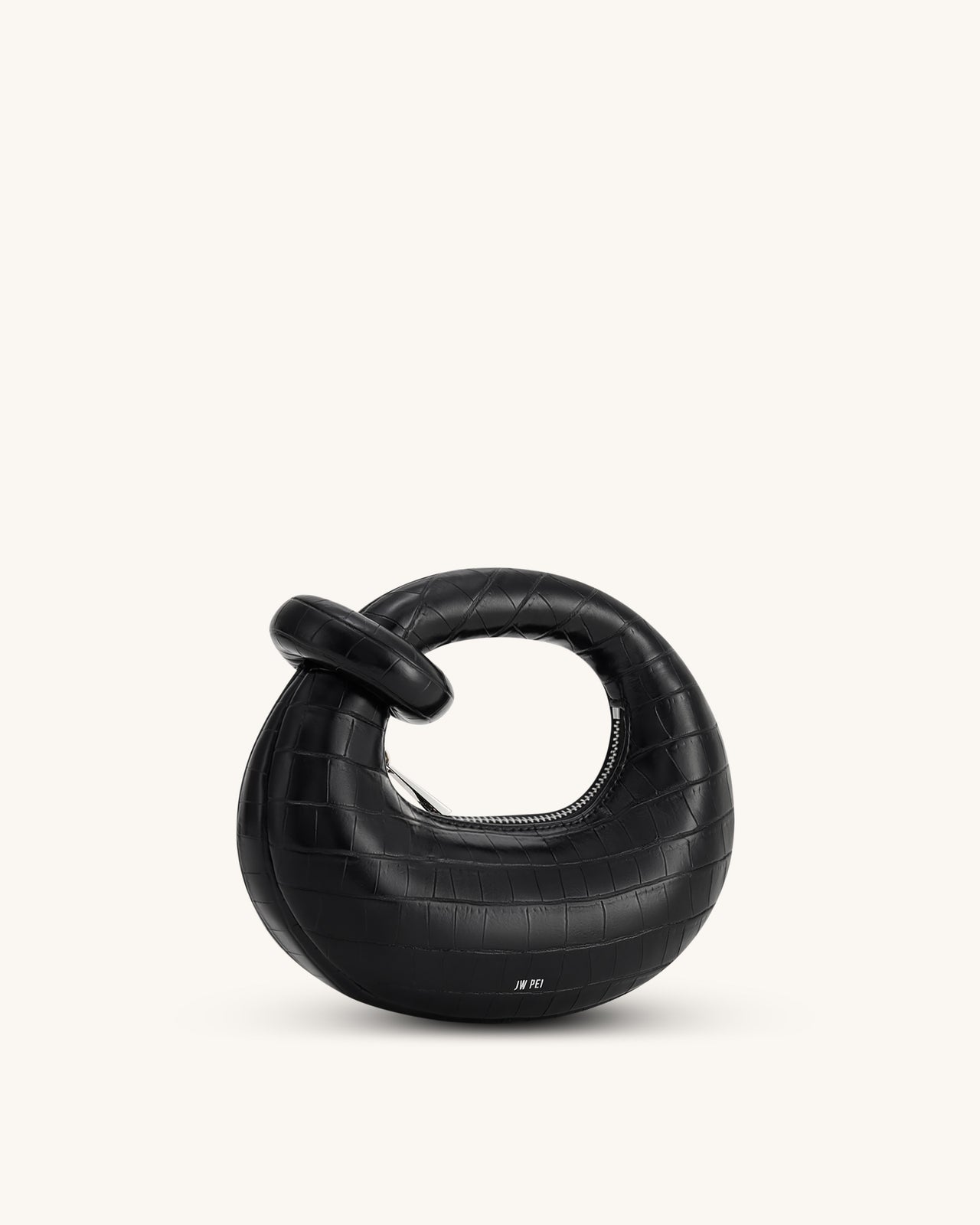 Abacus 미니 탑 핸들 백 - 블랙 크록