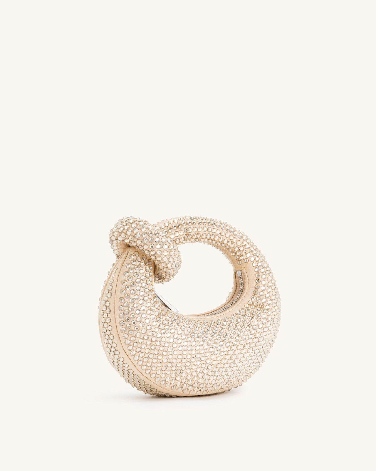 Abacus 인공 크리스탈 미니 탑 핸들 백 - 옐로우