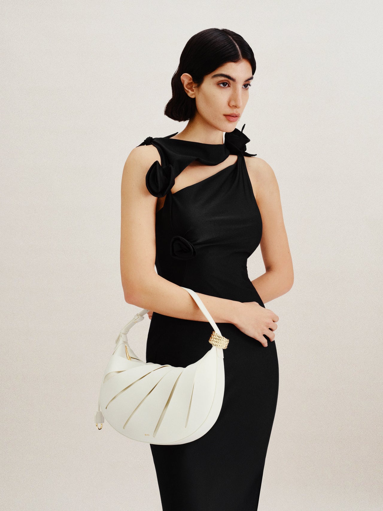 Jana 할로우아웃 숄더백 -화이트