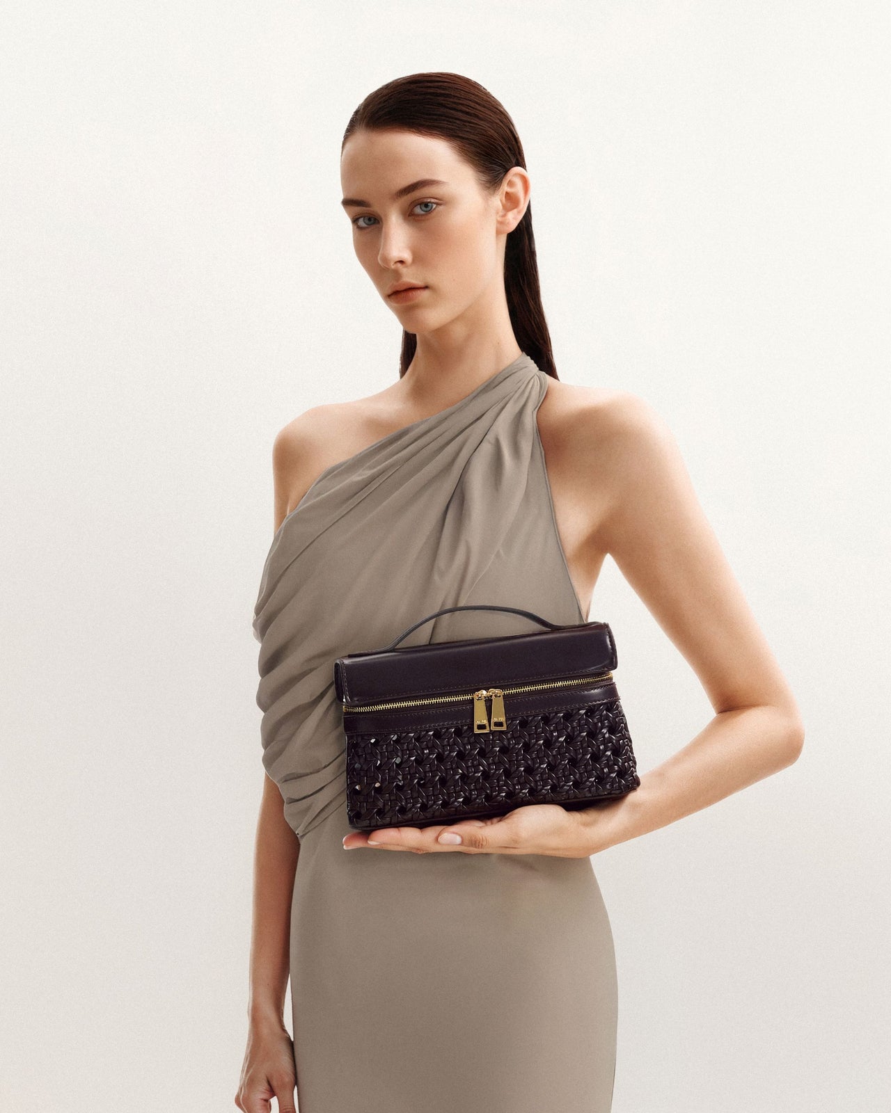 Thea 탑 핸들 백 - 딥 클라렛