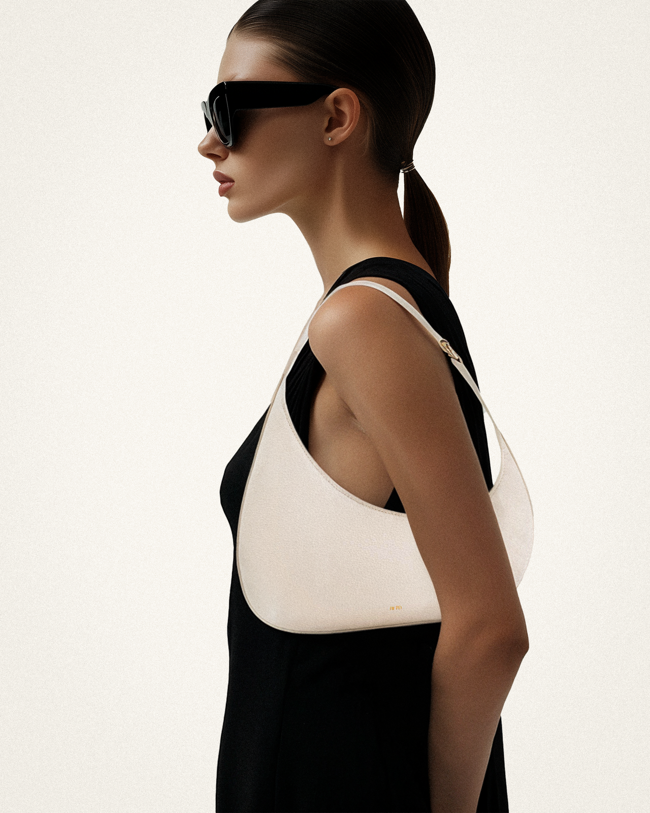 Harlee 어깨 가방 - 아이보리