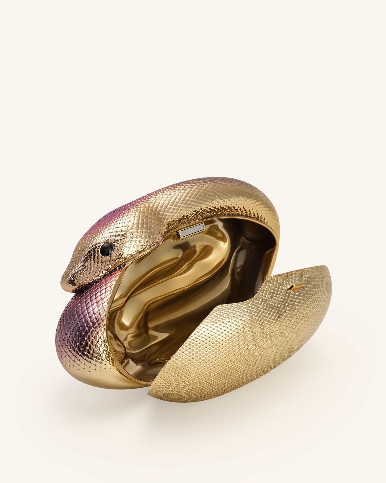 Sophia 뱀 무늬 클러치 - 멀티컬러