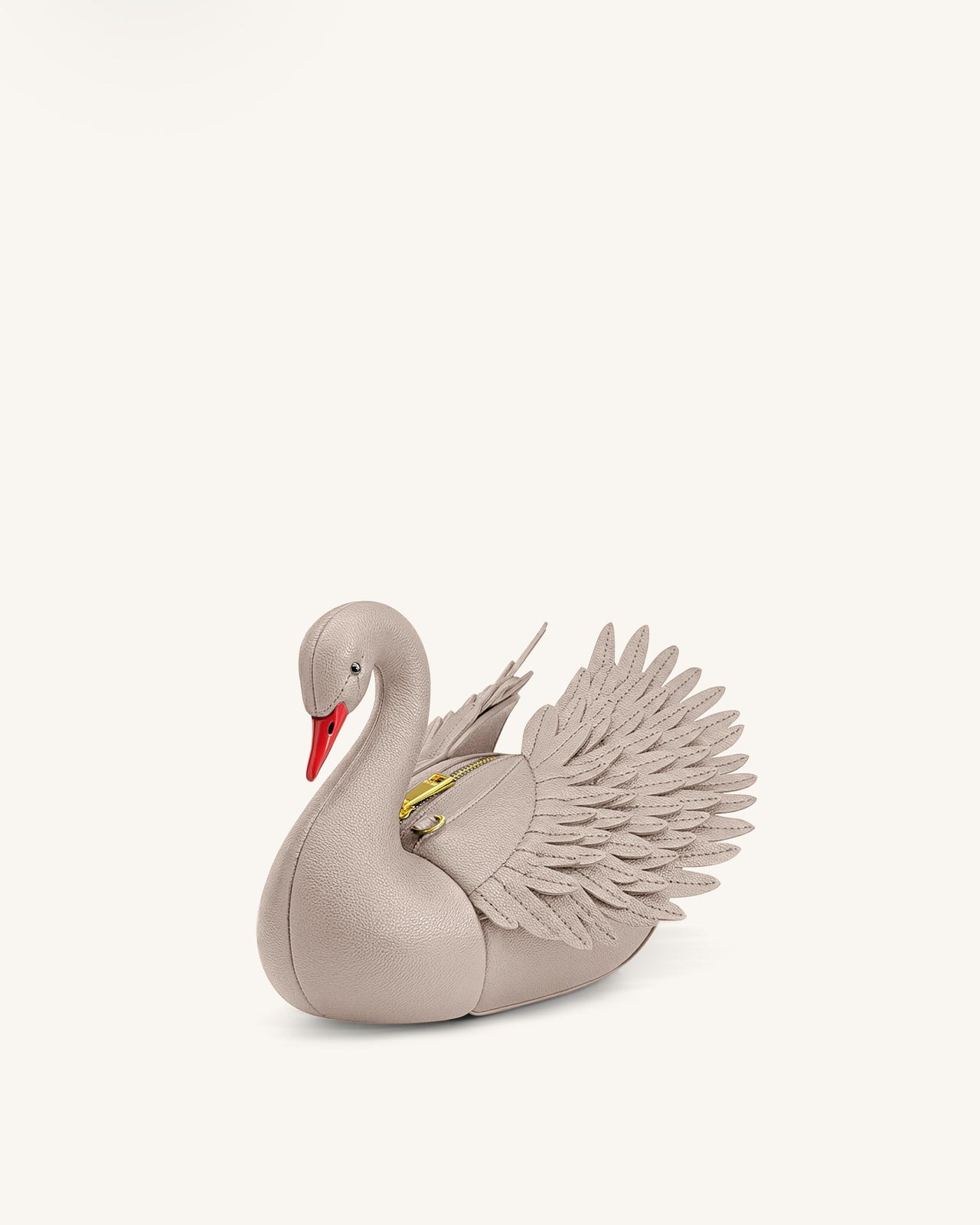 Alani 백조 모양 크로스백 - 카키