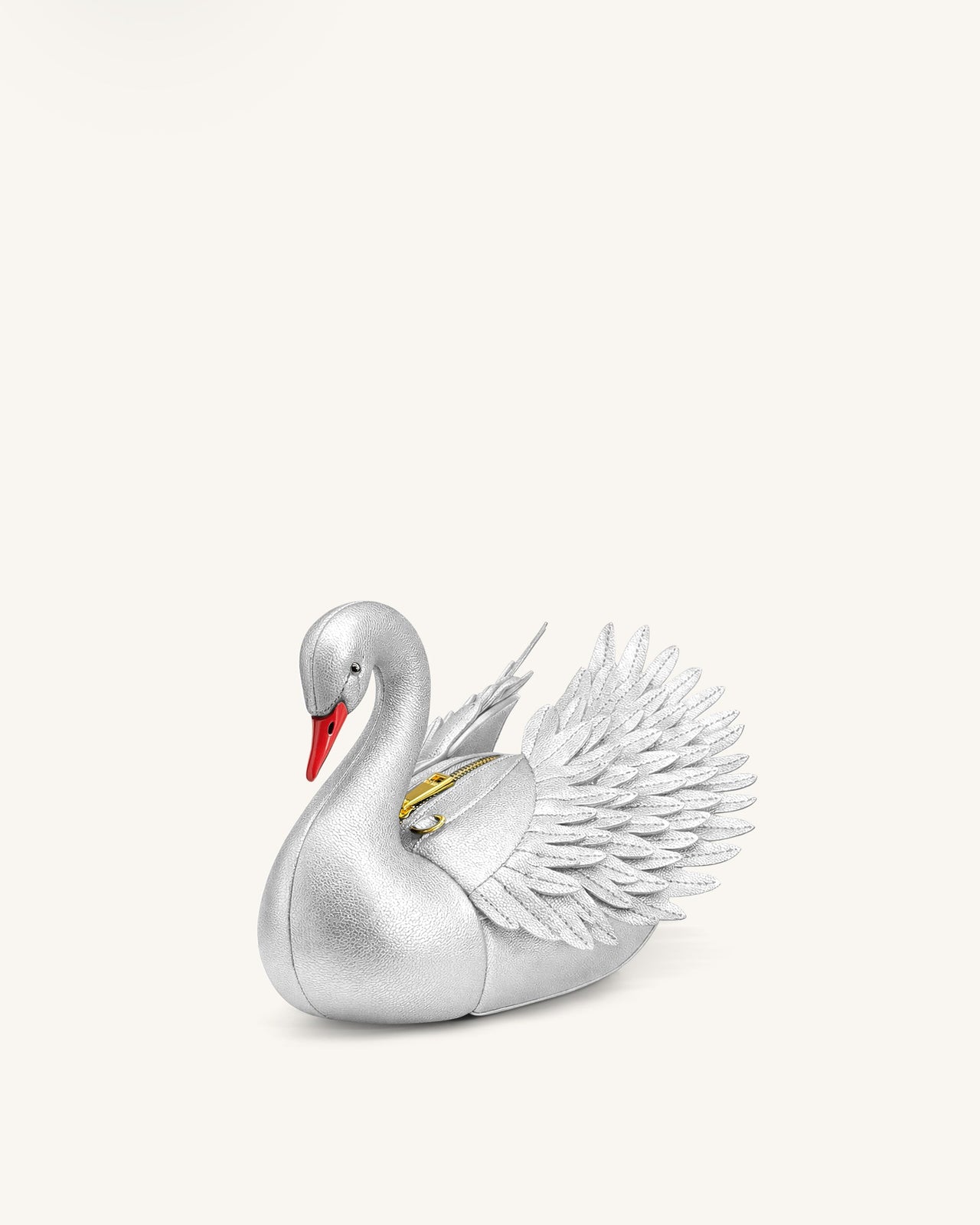 Alani 백조 모양 크로스백 - 실버