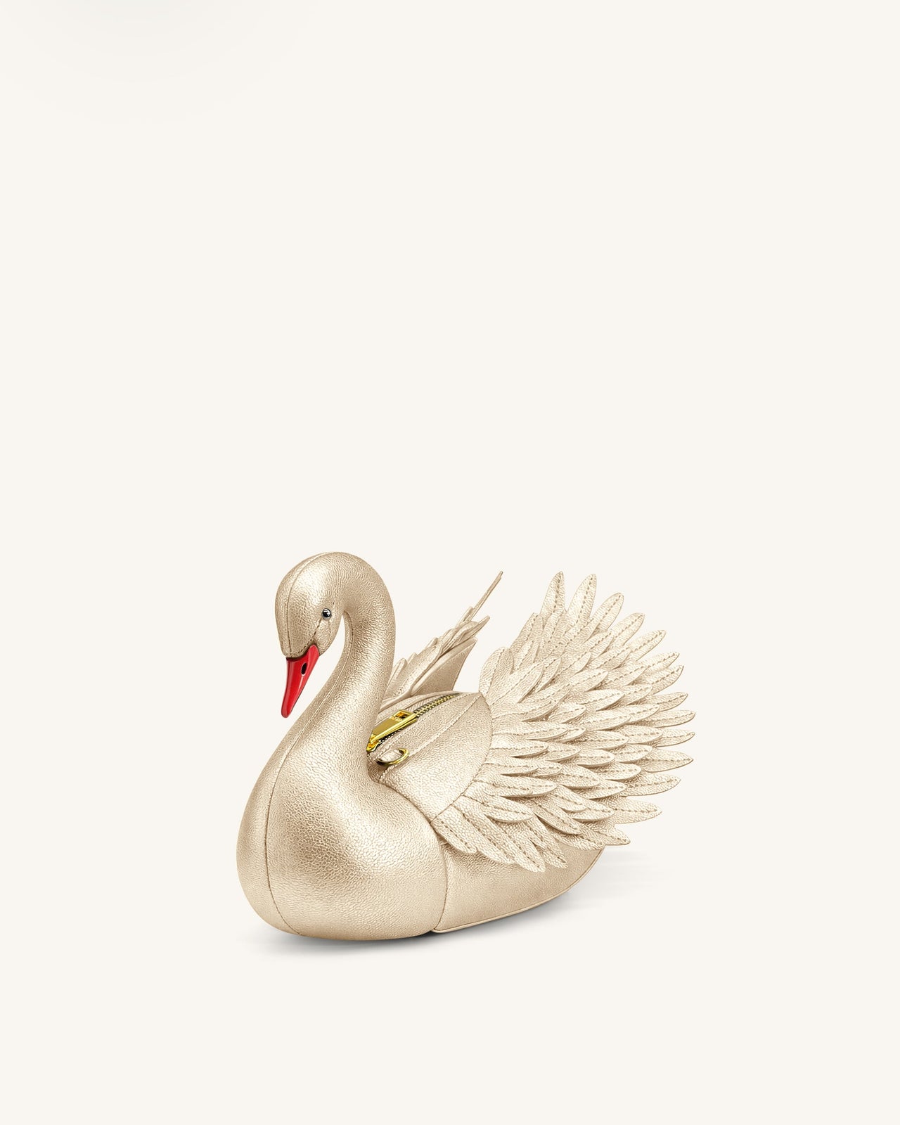 Alani 백조 모양 크로스백 - 골드