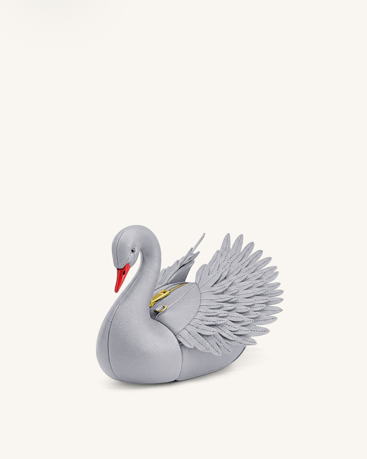 Alani 백조 모양 크로스백 - 그레이