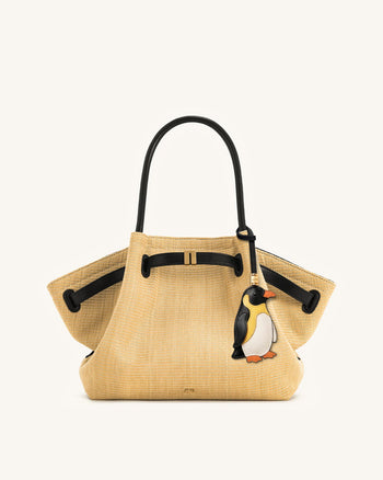 펭귄 백 참 - 블랙 멀티