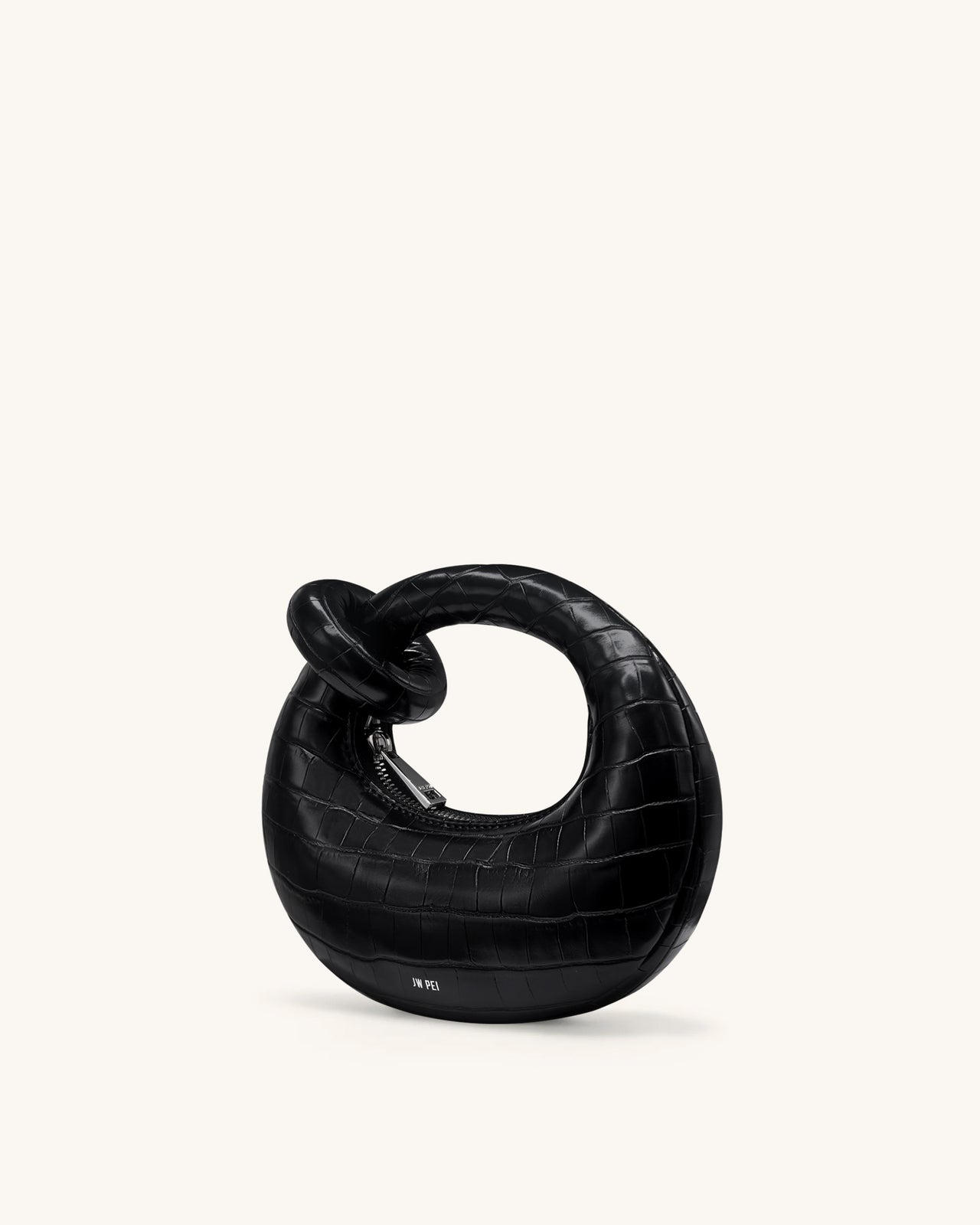 Abacus 미니 탑 핸들 백 - 블랙 크록