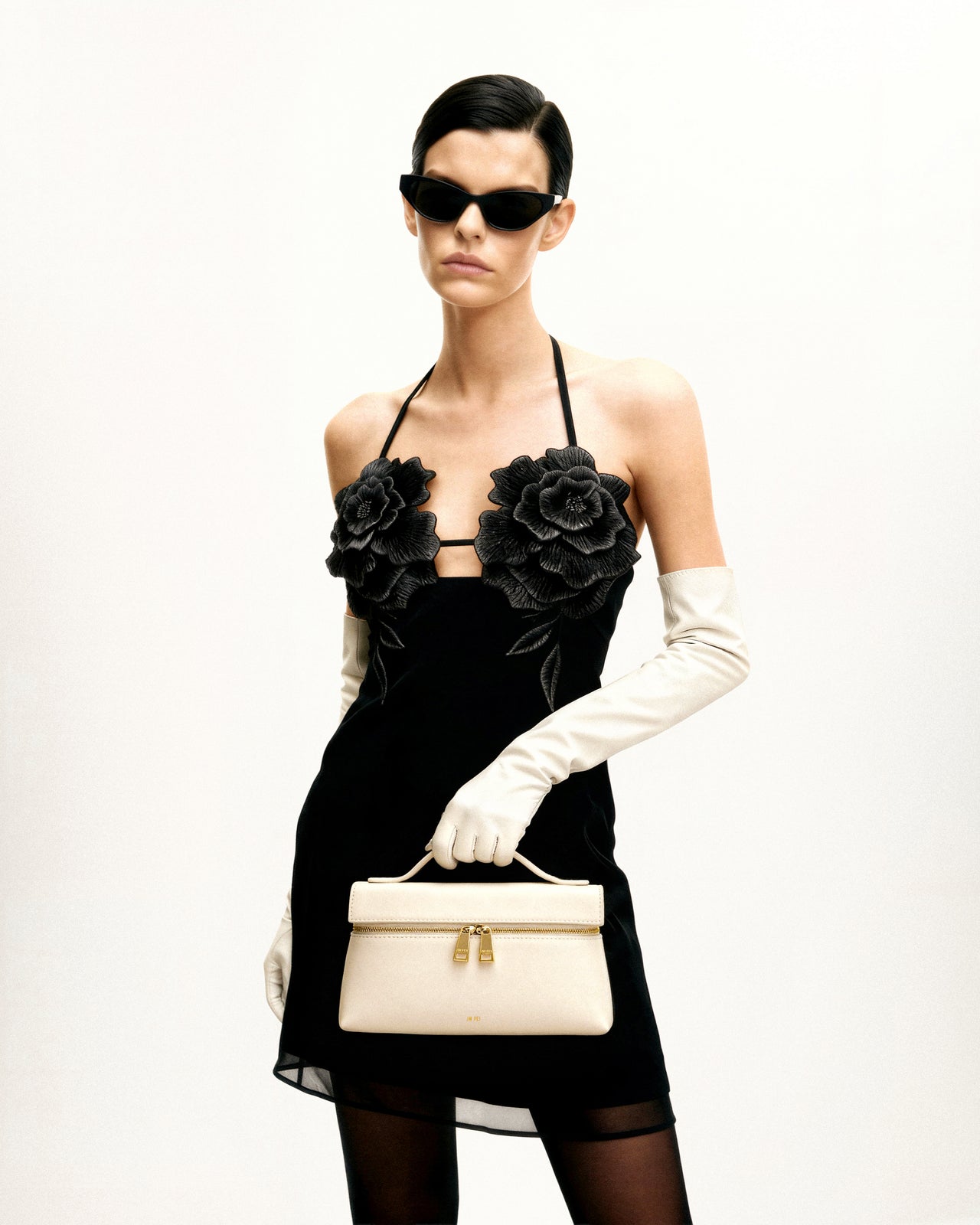 Thea 탑 핸들 백 - 화이트