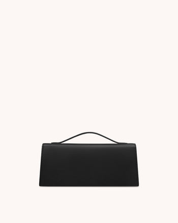 Lena 메탈 로프 매듭 탑 핸들 백 - 블랙