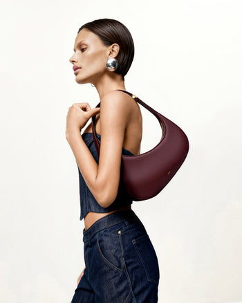 Harlee 어깨 가방 - 클라렛