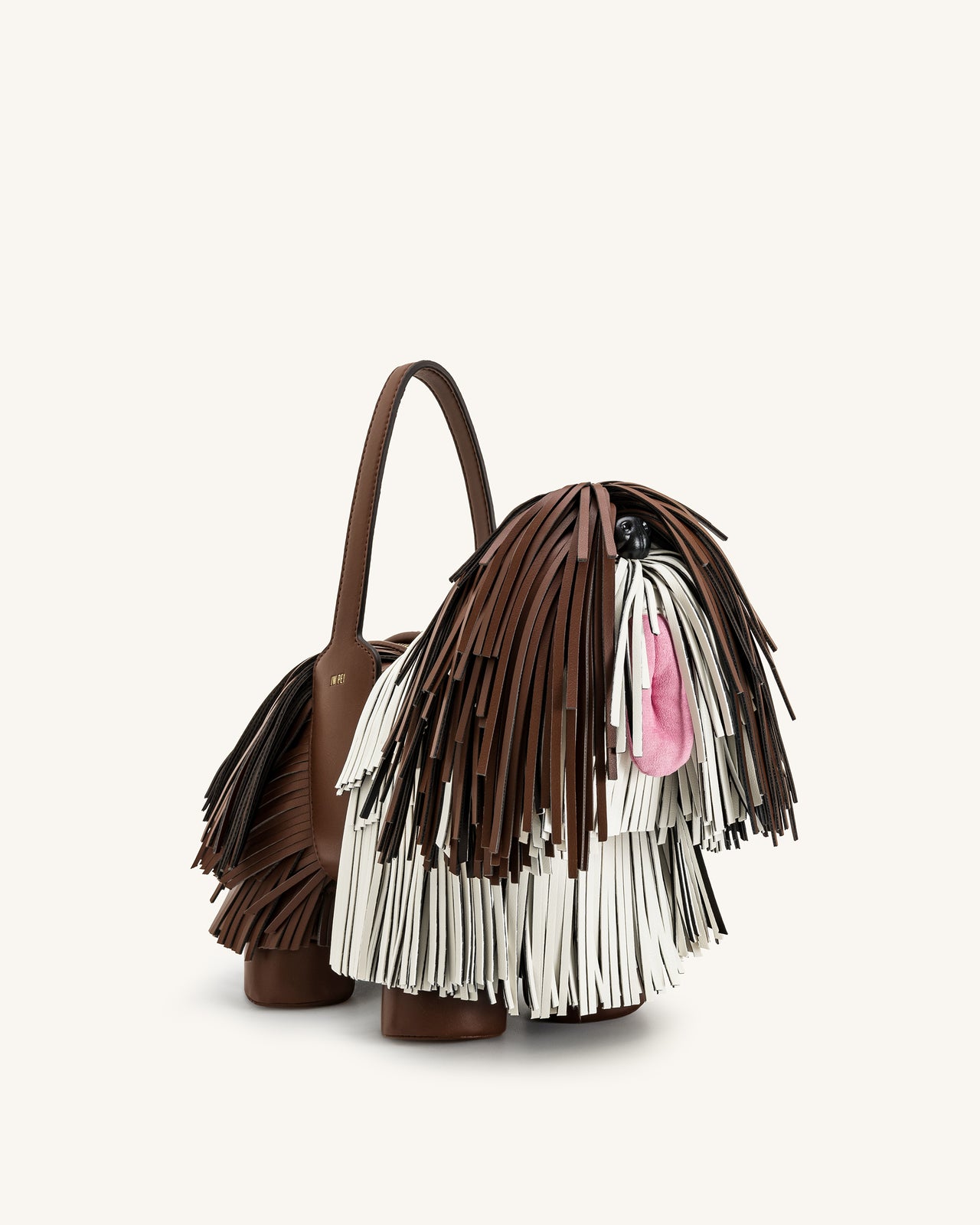 Nita 강아지 모양 핸드백 - 카라멜 브라운