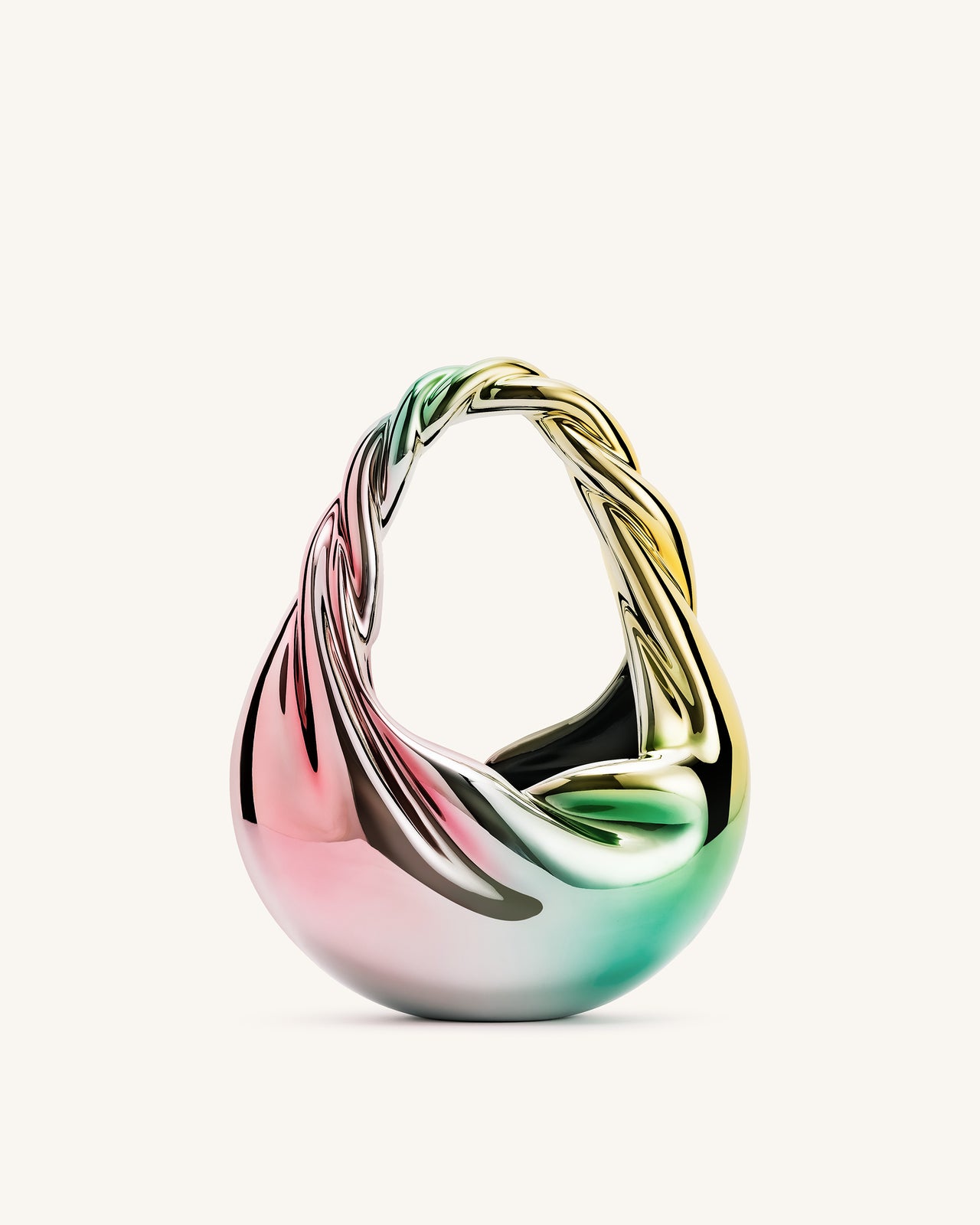 Willow Twist 크레센트 탑 핸들 백 - 멀티컬러