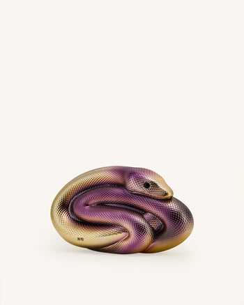 Sophia 뱀 무늬 클러치 - 멀티컬러