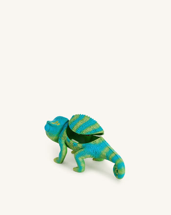 Hazel 카멜레온 클러치 - 그린/블루