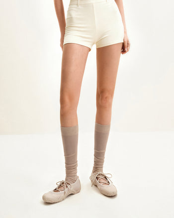 Caitlin 레이스업 발레 스니커즈 - 베이지