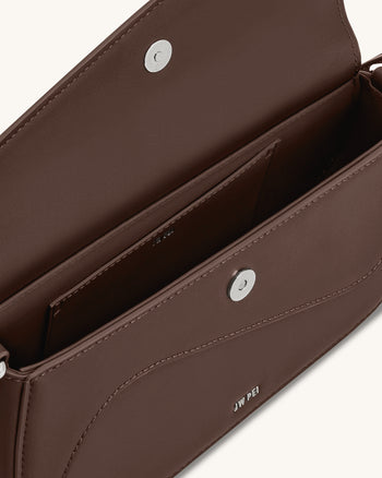 Addisyn 숄더백 - 딥 브라운