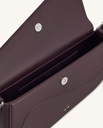 Addisyn 숄더백 - 딥 브라운