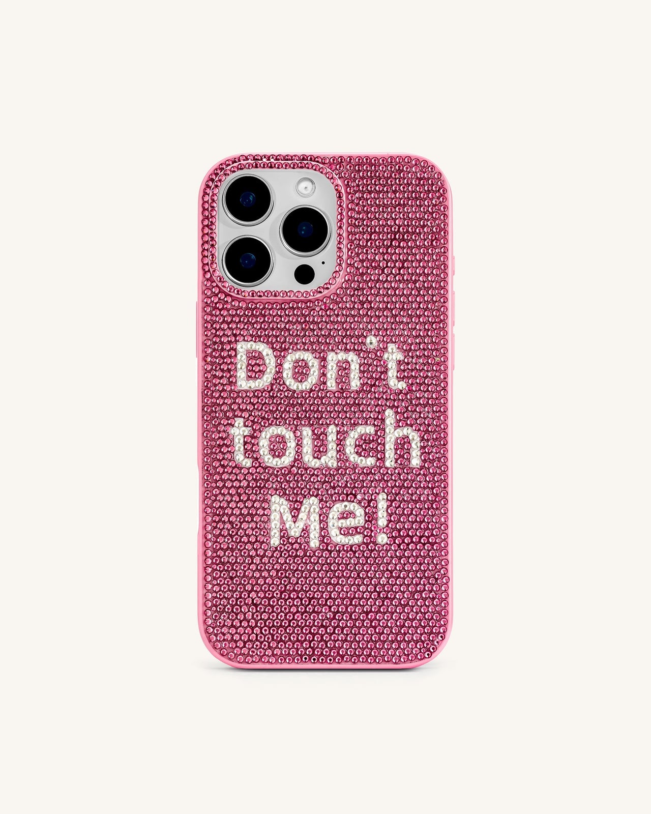 Don't Touch Me! 아이폰 케이스 - 멀티컬러 핑크