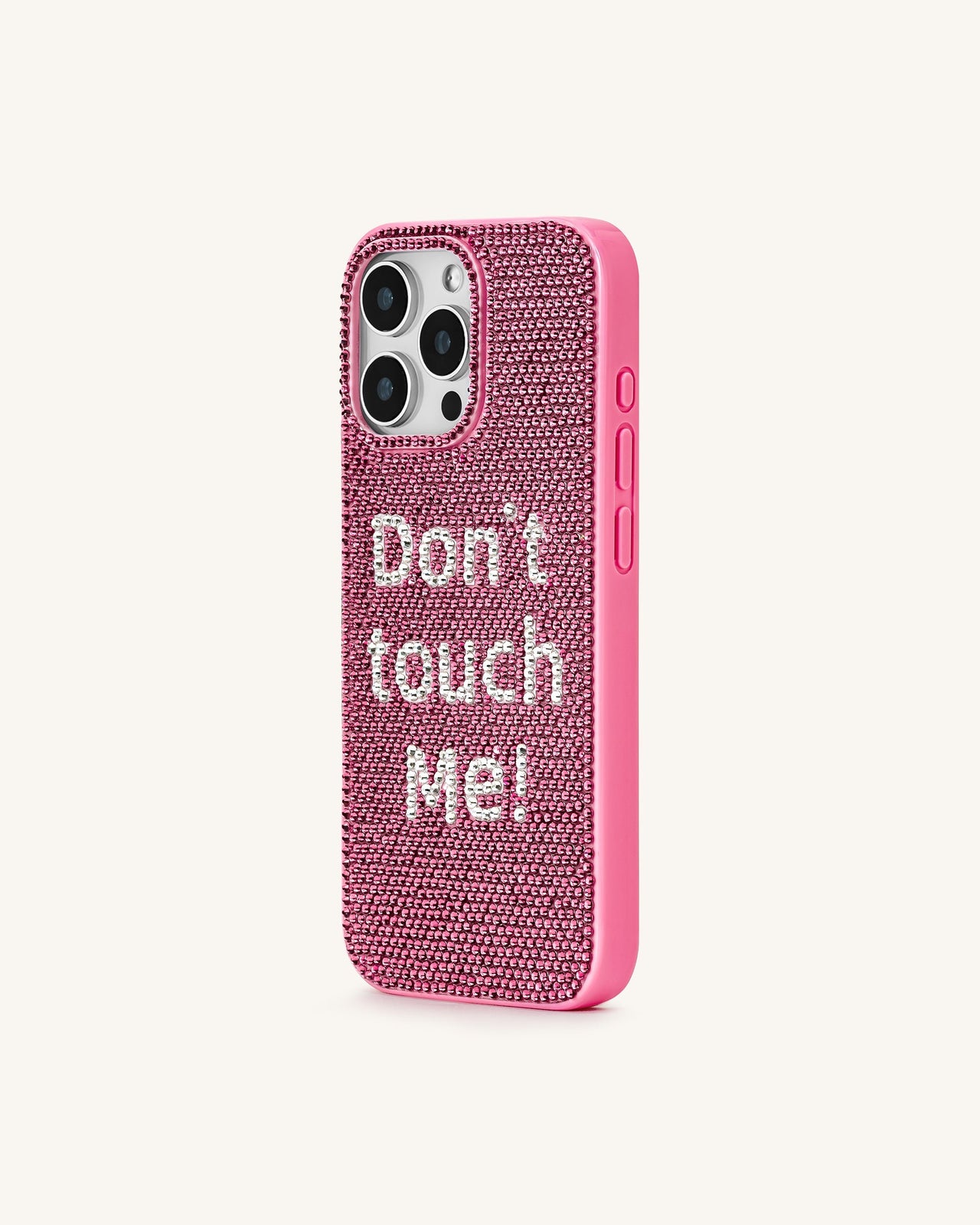 Don't Touch Me! 아이폰 케이스 - 멀티컬러 핑크