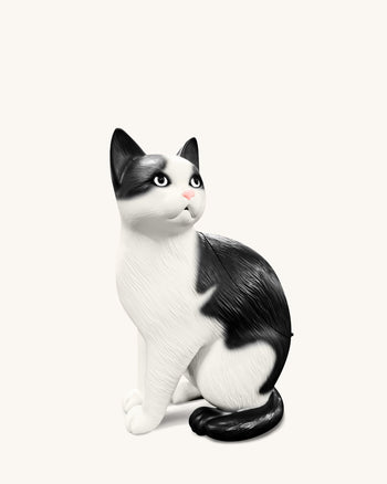 Elsie 고양이 클러치백 - 화이트