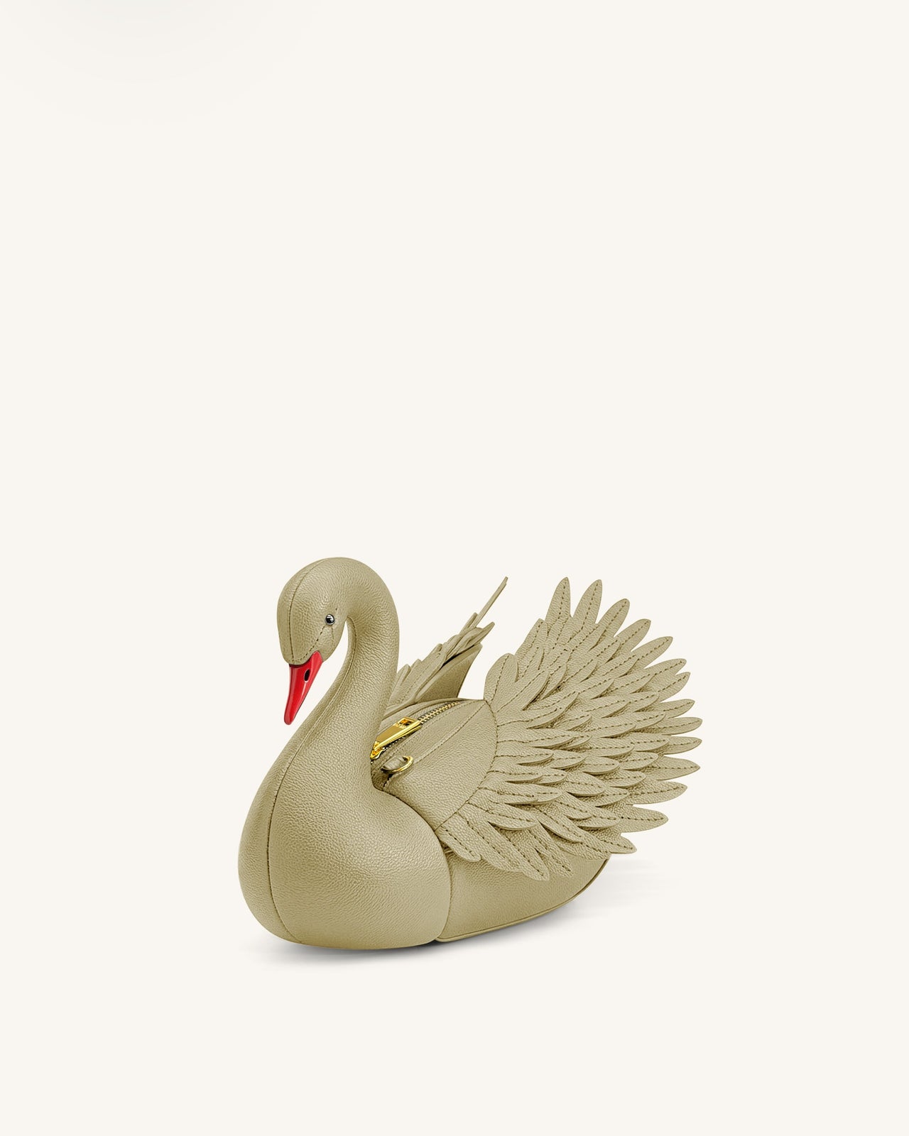 Alani 백조 모양 크로스백 - 그레이 그린