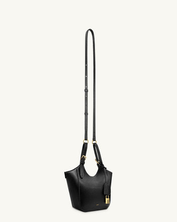 Ines 자물쇠 토트백 - 블랙