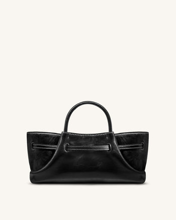 Maeve 닥스훈트 메탈 참 토트백 - 블랙