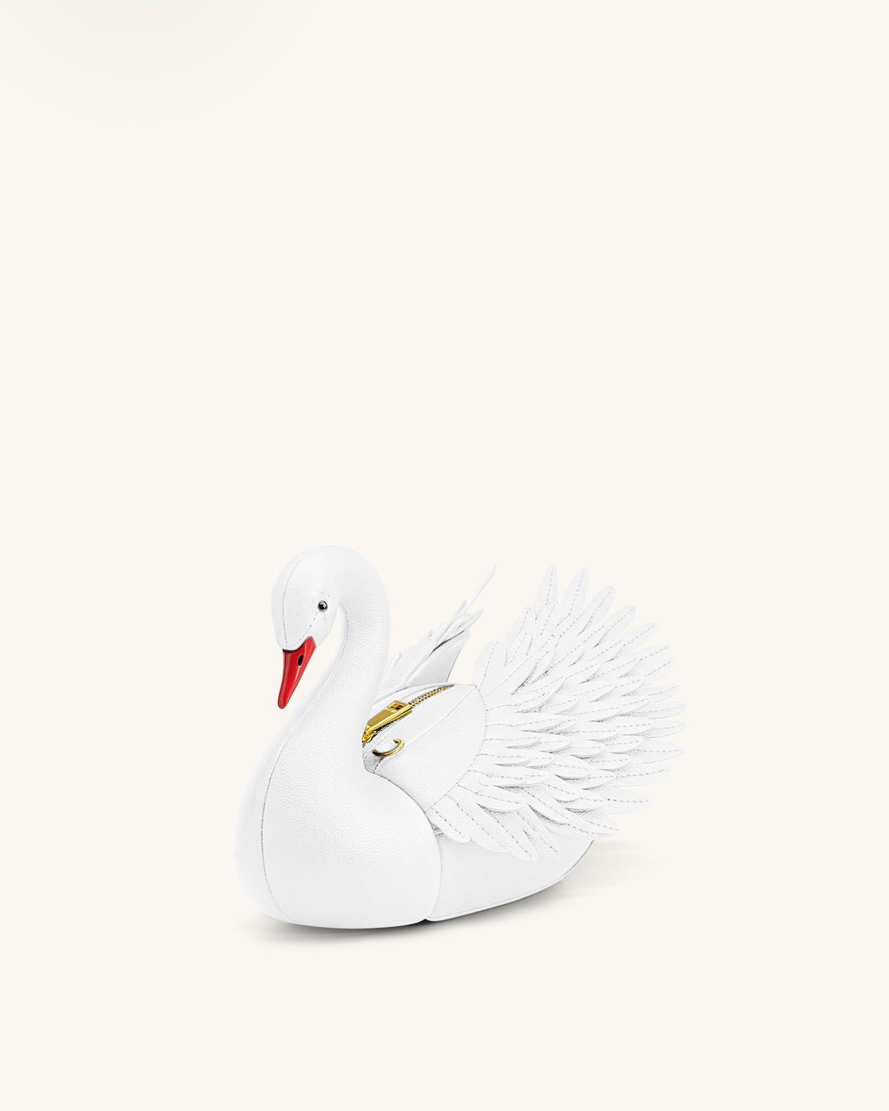 Alani 백조 모양 크로스백 - 화이트