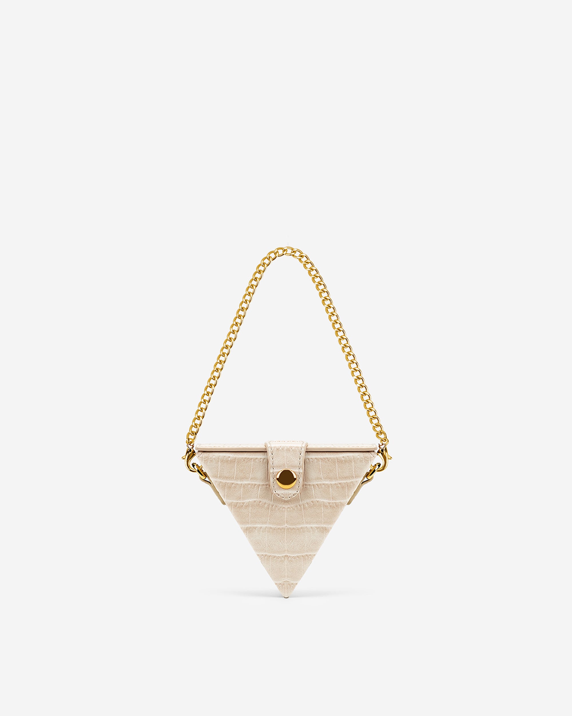 Triangle mini 박스- 라이트 베이지